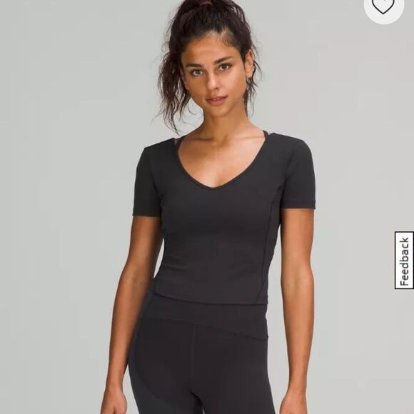 新品未使用 lululemon 半袖 サイズ 6 Lululemon Align T-shirt Size 6 Crop Tops